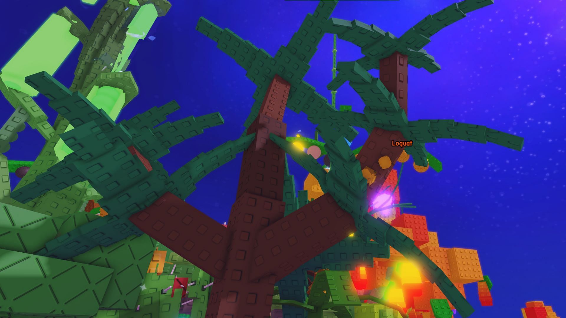 A Loquat plant in the garden (Image via Roblox)